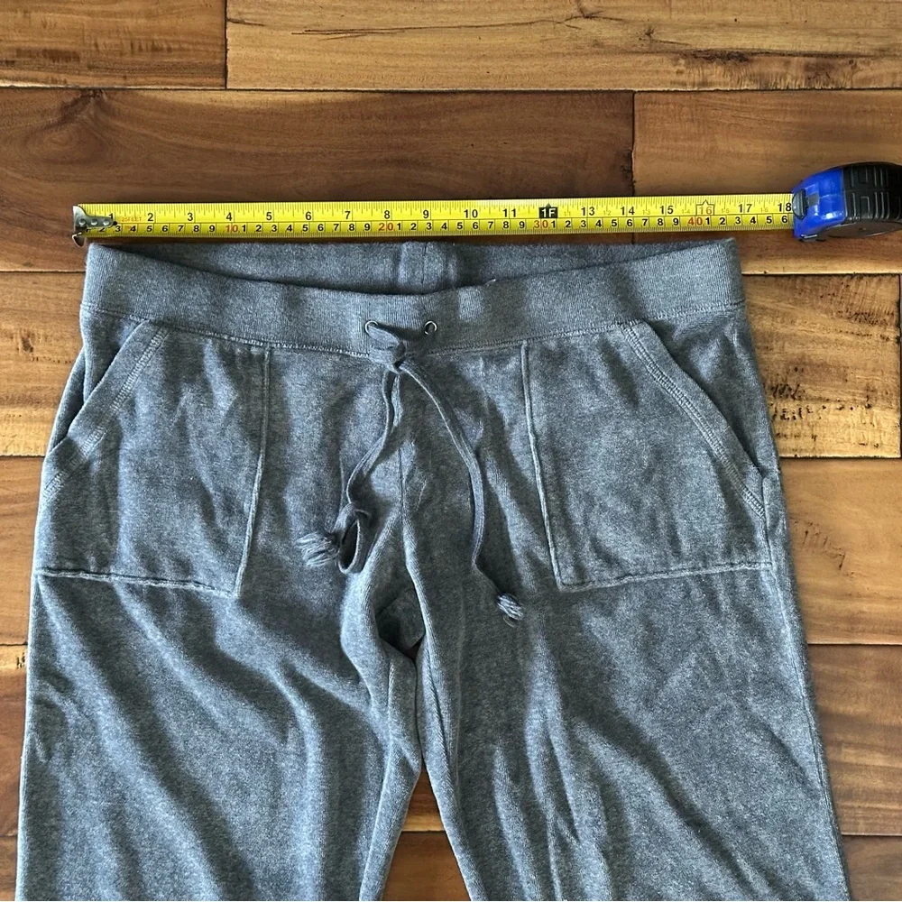 Juicy Couture Velour Wide Leg Lounge Pants Gray Size M - Picture 3 of 5